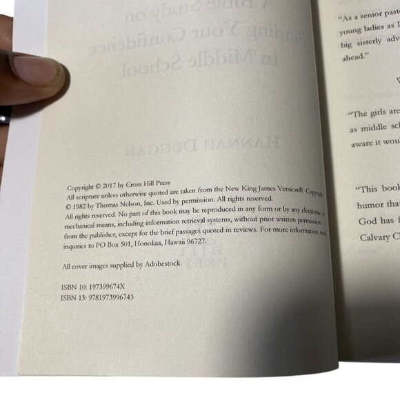 Just Us Girls II Bible Study On Finding Confidence In Middle School Hannah Dugga - Picture 5 of 8